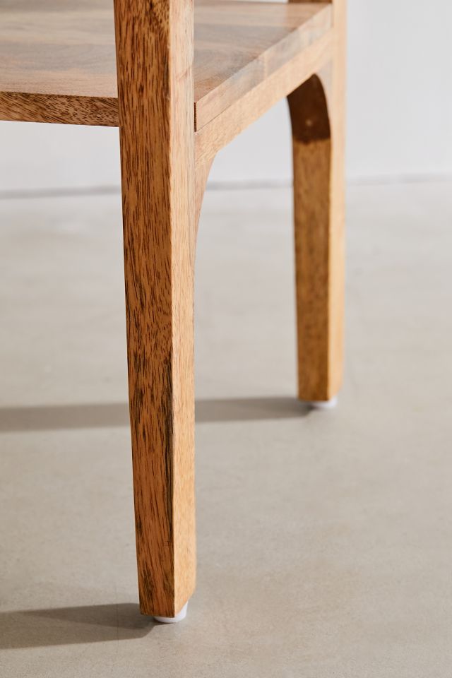 Wyatt 2-Tier Wood Nightstand/Side Table
