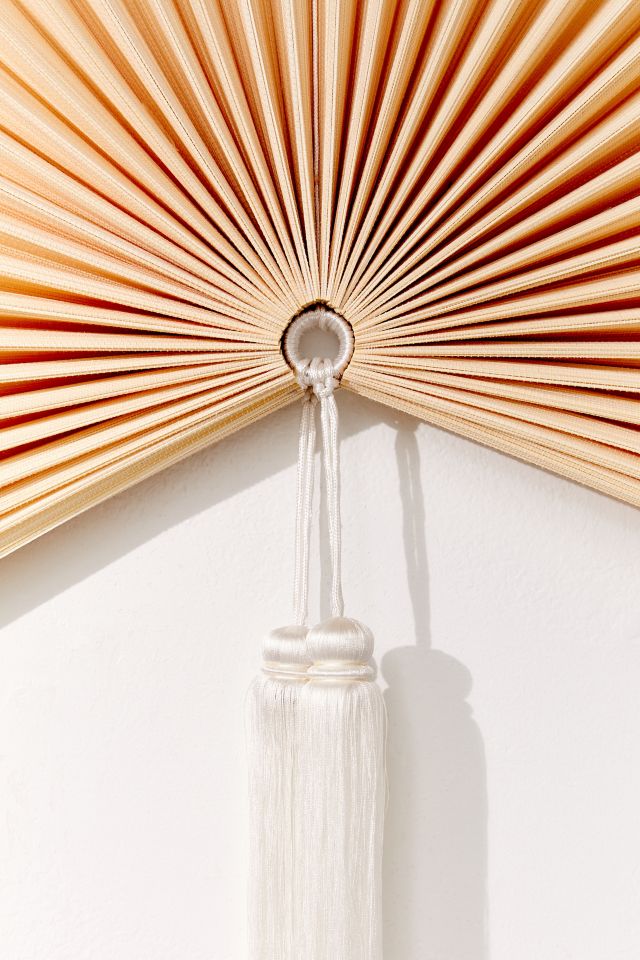 Palmera Fan Floating Headboard - Unique Bamboo Decor