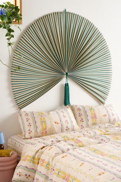 Urban Outfitters Palmera Fan Floating Headboard In Green At  In Green