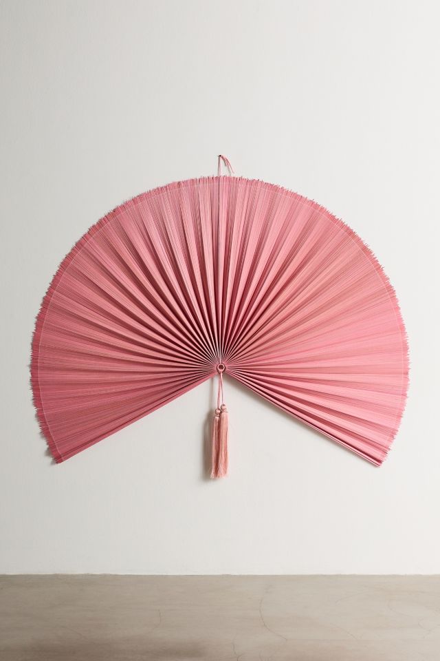 Palmera Fan Floating Headboard - Bamboo Art