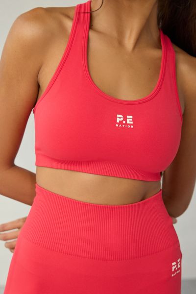 P.E Nation Strawberry Restore Seamless Sports Bra