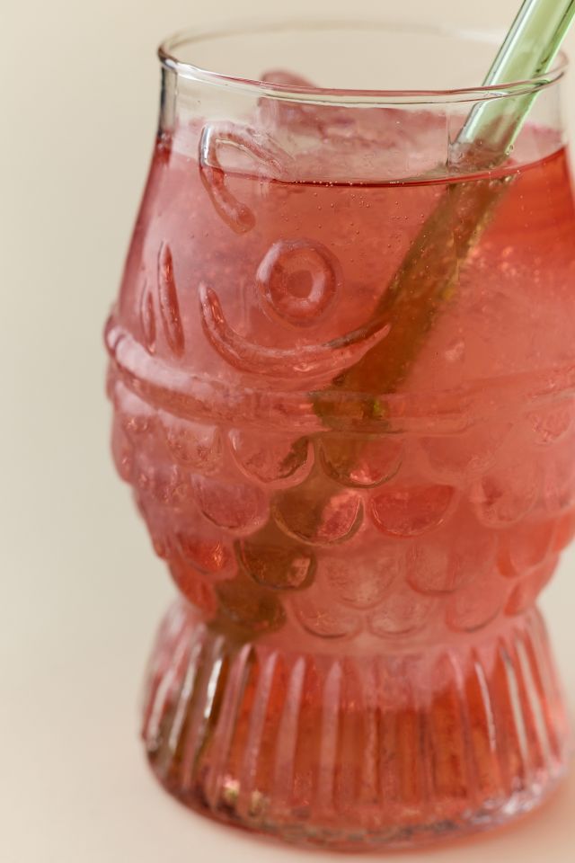 Pressed Fish Juice Glass #2