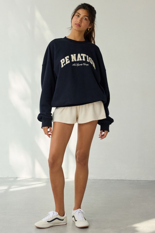 P.E Nation Heritage Boucle Graphic Crew Neck Pullover #2