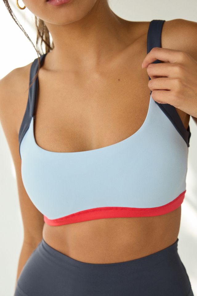 P.E Nation Ice Blue Vivid Square Neck Sports Bra #3