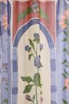 Aria Folk Floral Patterned Shower Curtain
