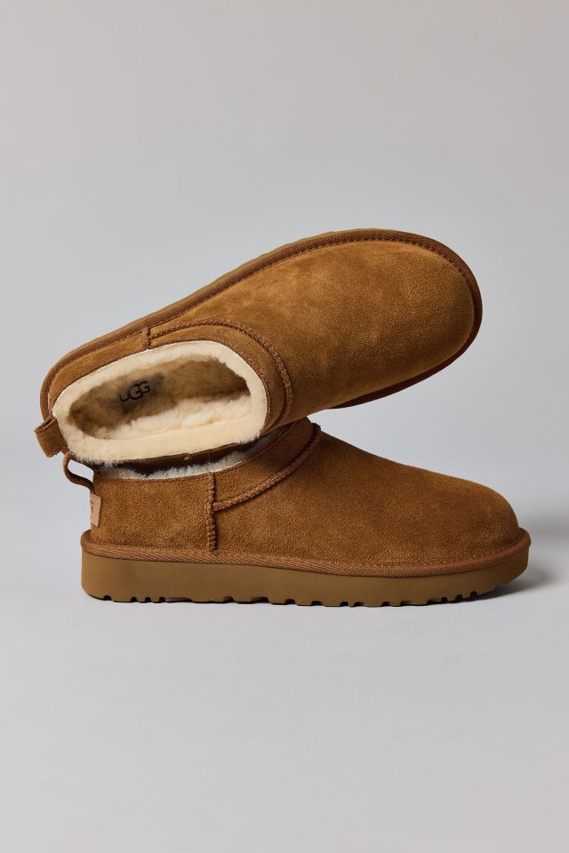 Botte en suède classique micro mini pour femmes UGG #3