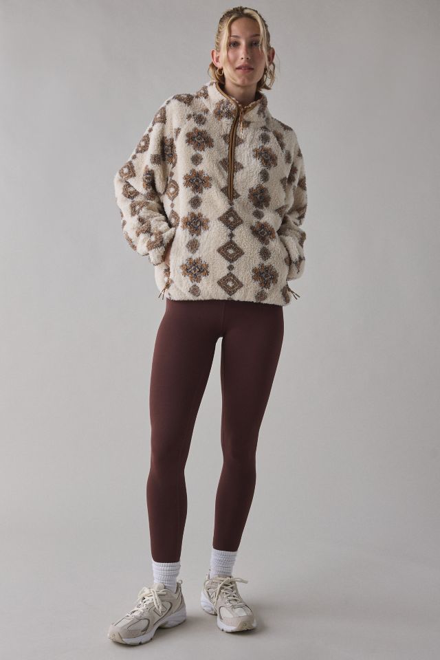 THE UPSIDE Harlow Piled Fleece Quarter Zip Pullover #1