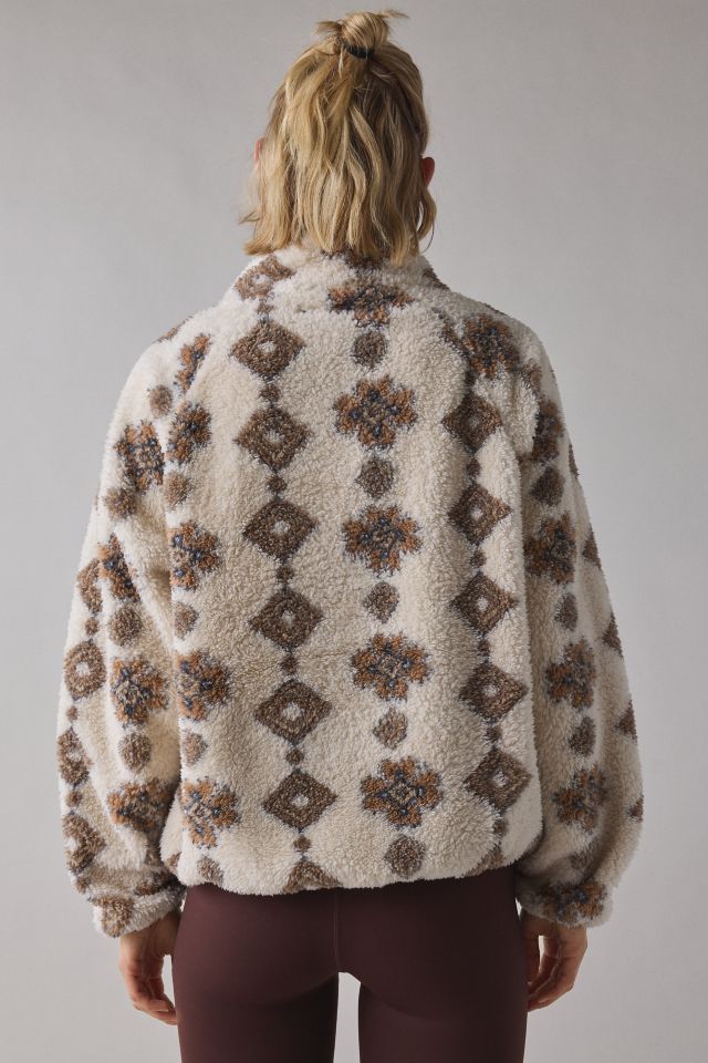 THE UPSIDE Harlow Piled Fleece Quarter Zip Pullover #2