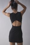 UO Cutout-Back Knit Bodycon Mini Dress