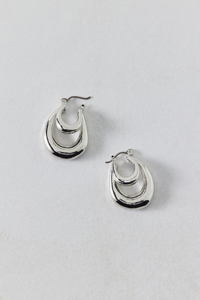 Double Chunky Hoop Earring #2