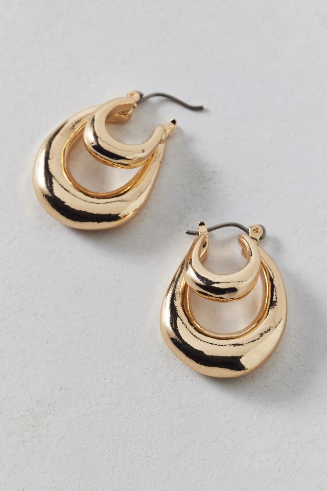 Double Chunky Hoop Earring #2