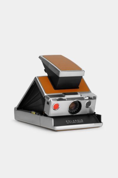 Polaroid Sx-70 Original Chrome Instant Camera In Silver At Urban Outfitters