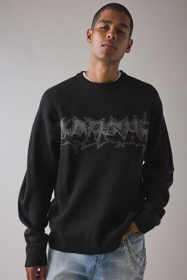 WORSHIP SUPPLIES Gnasher Knit Crew Neck Sweater #1