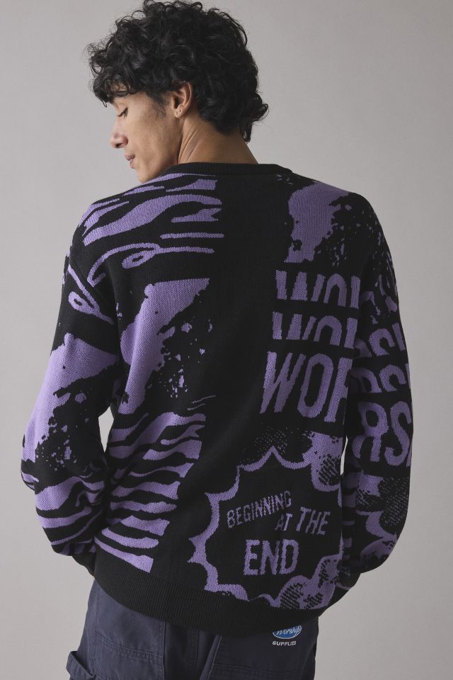 WORSHIP SUPPLIES Chico End Knit Crew Neck Sweater #2