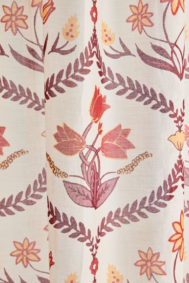 Waverly Floral Patterned Window Panel #2