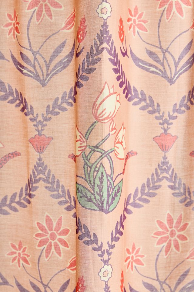 Presley Floral Patterned Window Panel #2