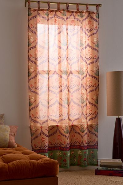 Presley Floral Patterned Window Panel