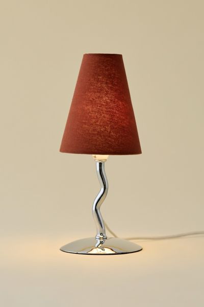 Urban Outfitters Talulah Squiggle Table Lamp In Maroon At