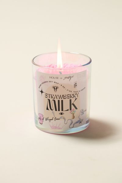 House Of Savage Strawberry Milk 8 oz Scented Candle