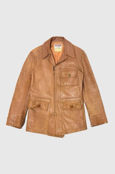 ジャケット・アウター OHOTORO Urban Leather Jacket brown かわいい！ OHOTORO Urban brown Jacket Leather ジャケット