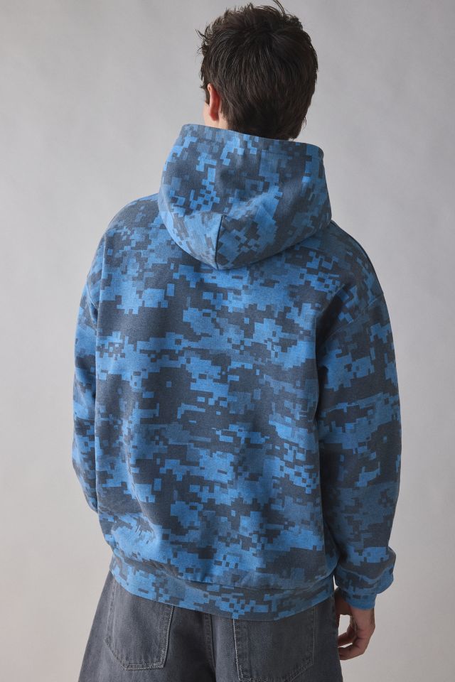 Tokyo Digital Camo Pattern Hoodie Sweatshirt #1