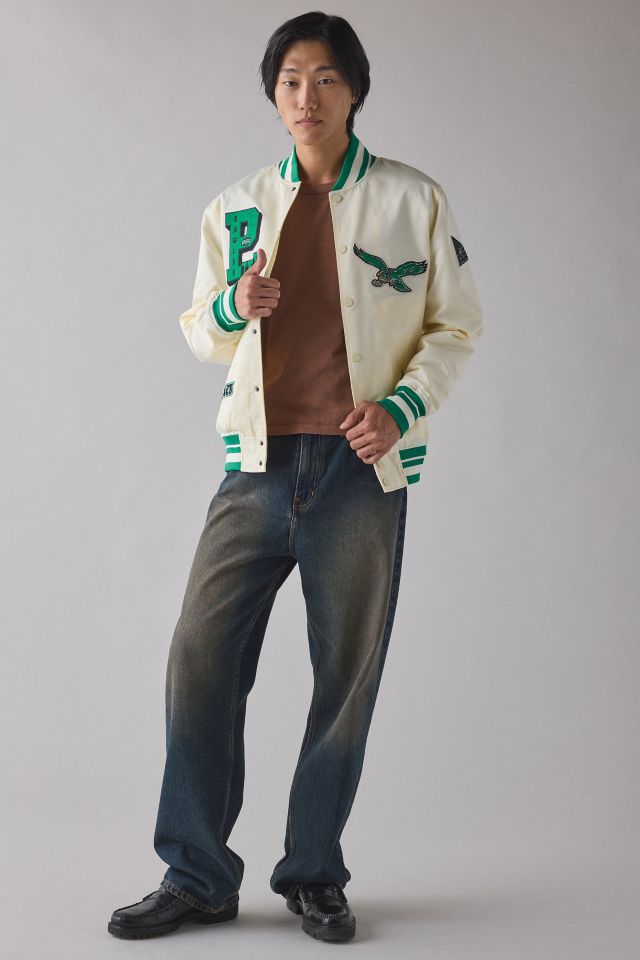 Pro Standard NFL Philadelphia Eagles Satin Varsity Jacket #2