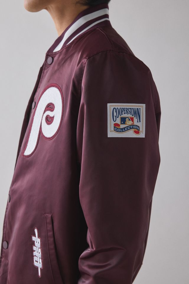 Pro Standard MLB Philadelphia Phillies Satin Varsity Jacket #3