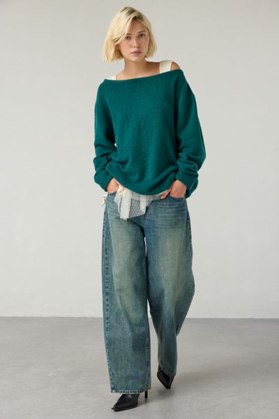 UO Nola Oversized Off-The-Shoulder Sweater Product Page