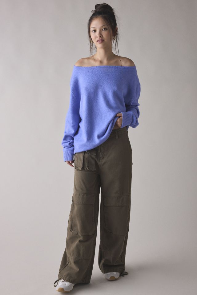 UO Nola Oversized Off-The-Shoulder Sweater