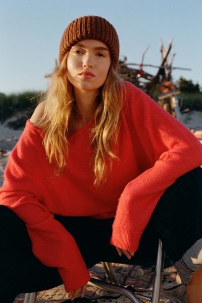UO Nola Oversized Off-The-Shoulder Sweater Product Page