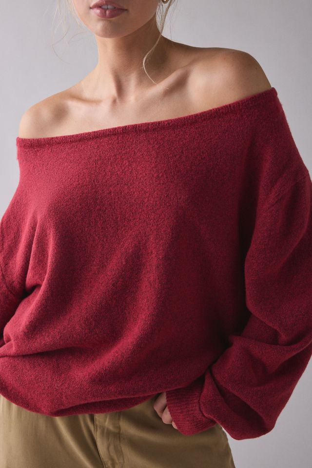 UO Nola Oversized Off-The-Shoulder Sweater #3