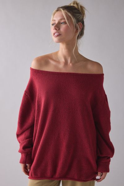 UO Nola Oversized Off-The-Shoulder Sweater