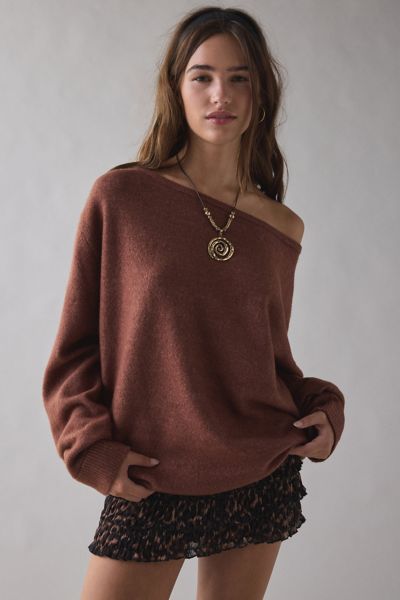 UO Nola Oversized Off-The-Shoulder Sweater Product Page