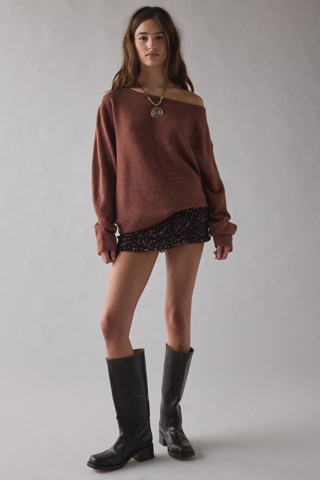 UO Nola Oversized Off-The-Shoulder Sweater
