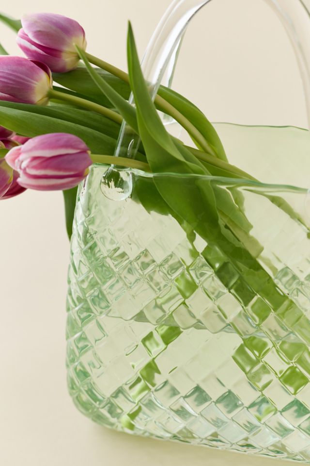Bag Shape Glass Vase #2