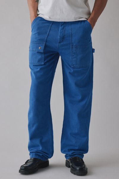 Lee X Crayola Carpenter Jean In Violet Blue Stripe, Men's At Urban Outfitters In Blue