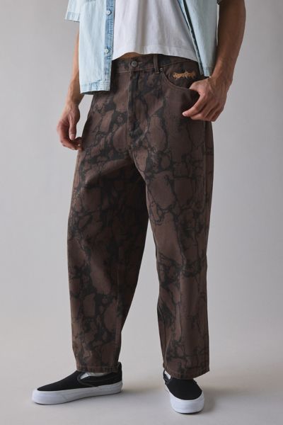 Worship Supplies Big Dawg Blackwood Jean In Chocolate, Men's At Urban Outfitters In Brown