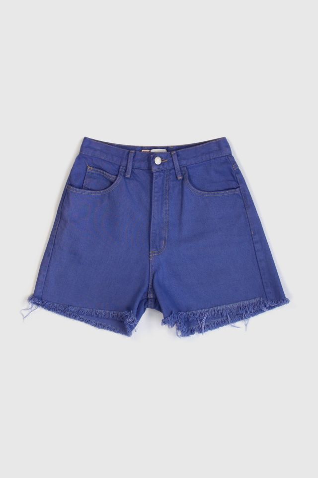 Vintage 90s Guess Purple Distressed Shorts