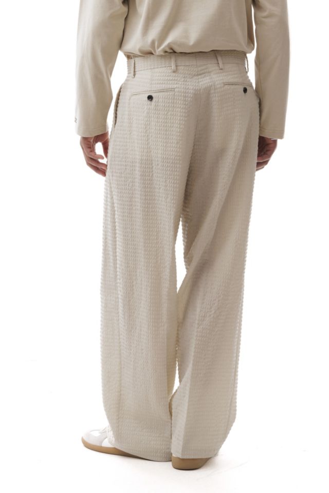 Pantalon Ample en Seersucker LC23 #1