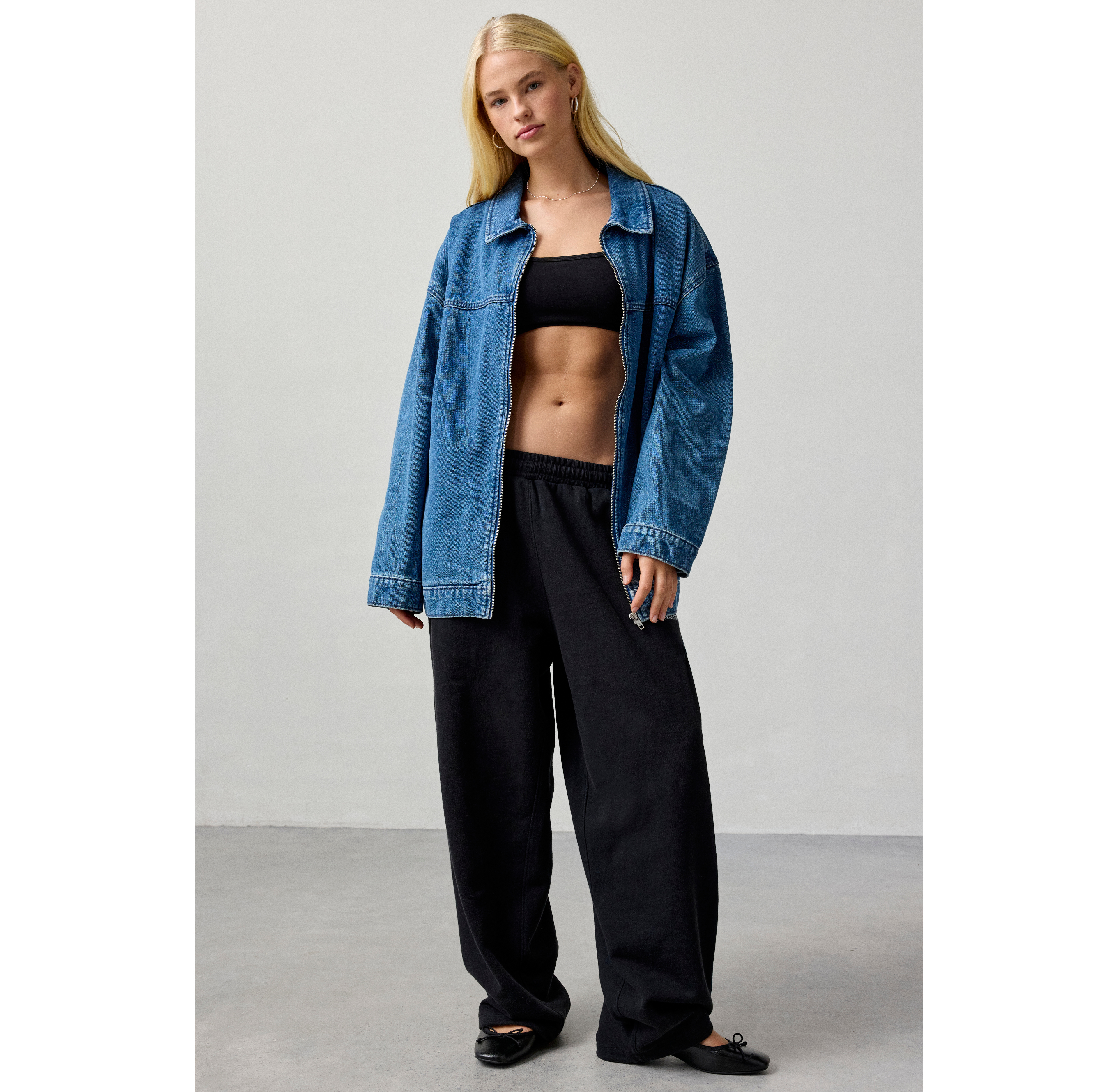 iets frans… Harri Wide Leg Jogger Pants