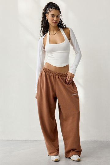 iets frans… Harri Paneled Wide Leg Sweatpant