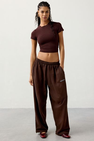 Iets Frans . … Harri Wide Leg Jogger Pant In Brown, Women's At Urban Outfitters In Brown