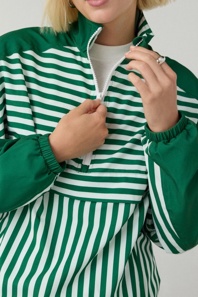Beach Riot Vespera La Paloma Stripe Quarter Zip Pullover Jacket #2