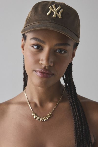 Mitchell & Ness MLB New York Yankees Faux Leather Dad Hat Product Page