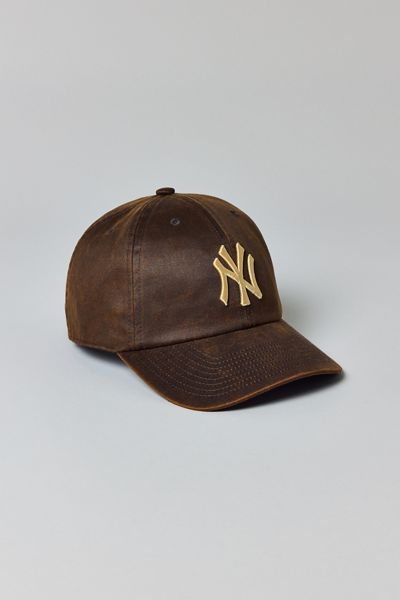 Mitchell & Ness MLB New York Yankees Faux Leather Dad Hat