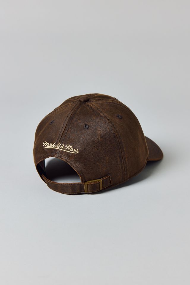 Mitchell & Ness MLB New York Yankees Faux Leather Dad Hat #2