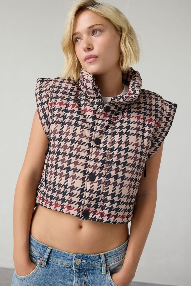 Beach Riot Canyon Midnight Cropped Puffer Vest #1