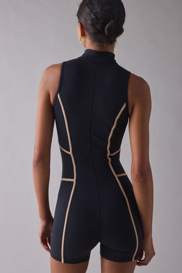 Beach Riot Matrix Half-Zip Sleeveless Romper #3