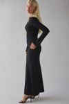 Bardot Nautico Keyhole Cutout Knit Maxi Dress