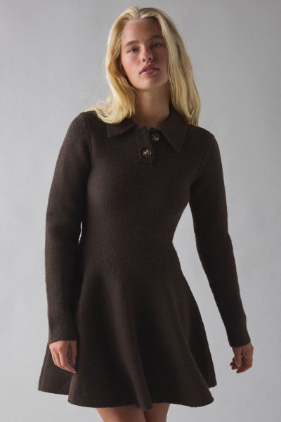 Bardot Lexter Polo Knit Mini Dress Product Page